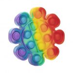 Push Bubble Fidget Pop IT цветок разноцветная