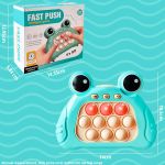 Pop It Game Light Up Fidget Toy Frog