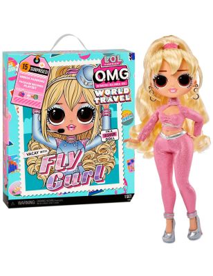 L.O.L. Surprise! O.M.G. World Travel Fly Gurl Fashion Doll with 15 Surprises