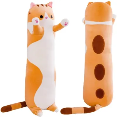 Длинная мягкая игрушка- подушка Кот