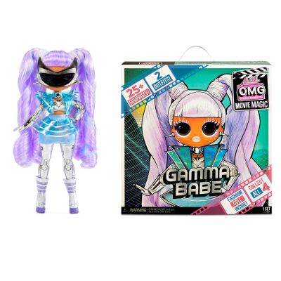 L.O.L. Surprise! OMG Movie Magic Gamma Babe Fashion Doll with 25 Surprises