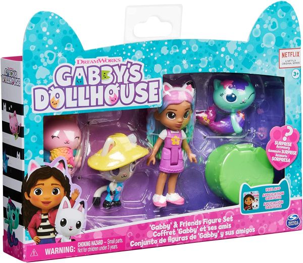Buy Gabby's Dollhouse, Rainbow Gabby Doll and Friends Gabby's