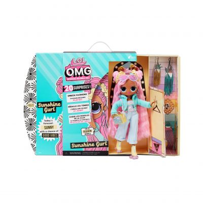 L.O.L. Surprise! O.M.G. Sunshine Fashion Doll - Dress Up Doll Set with 20 Surprises