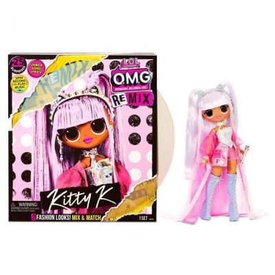 L.O.L. Surprise! O.M.G. Remix Kitty K Fashion Doll - 25 Surprises with Music